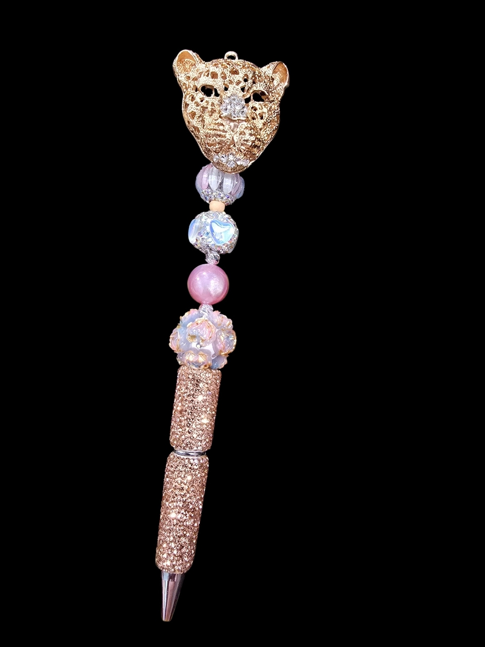 Rose Gold Beaded Pen for Home Office